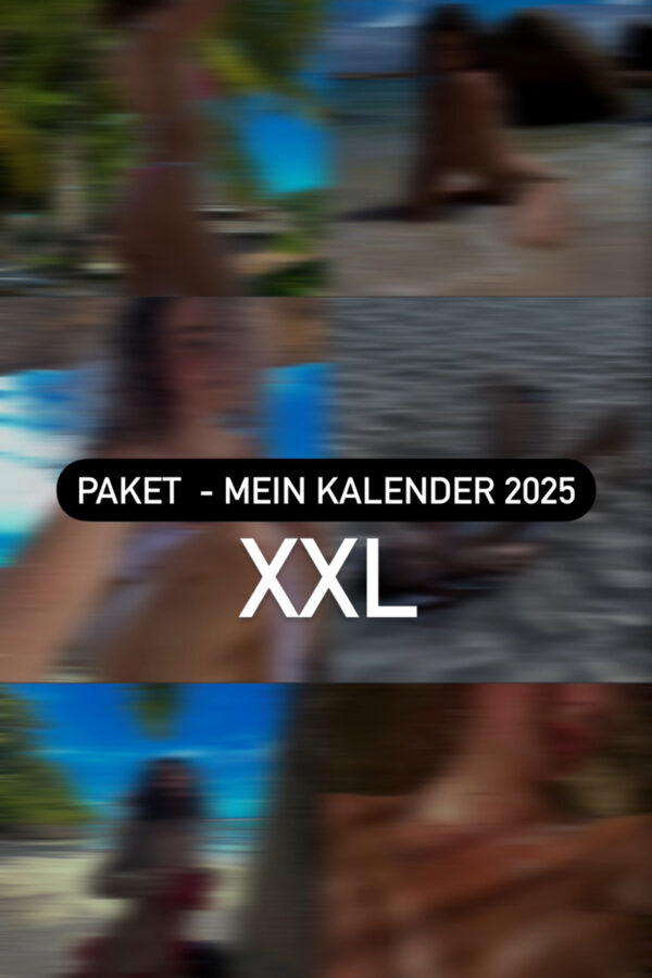 Mein Kalender 2025 – hinter den Kulissen XXL